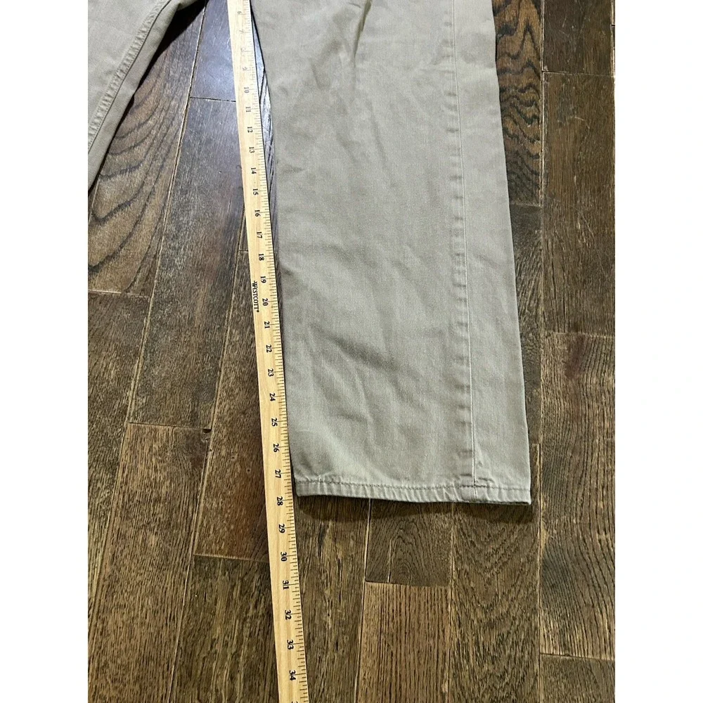 Levi's 505 Men's Regular Straight Jeans Tan 40x30 5-Pocket Cotton White Tab